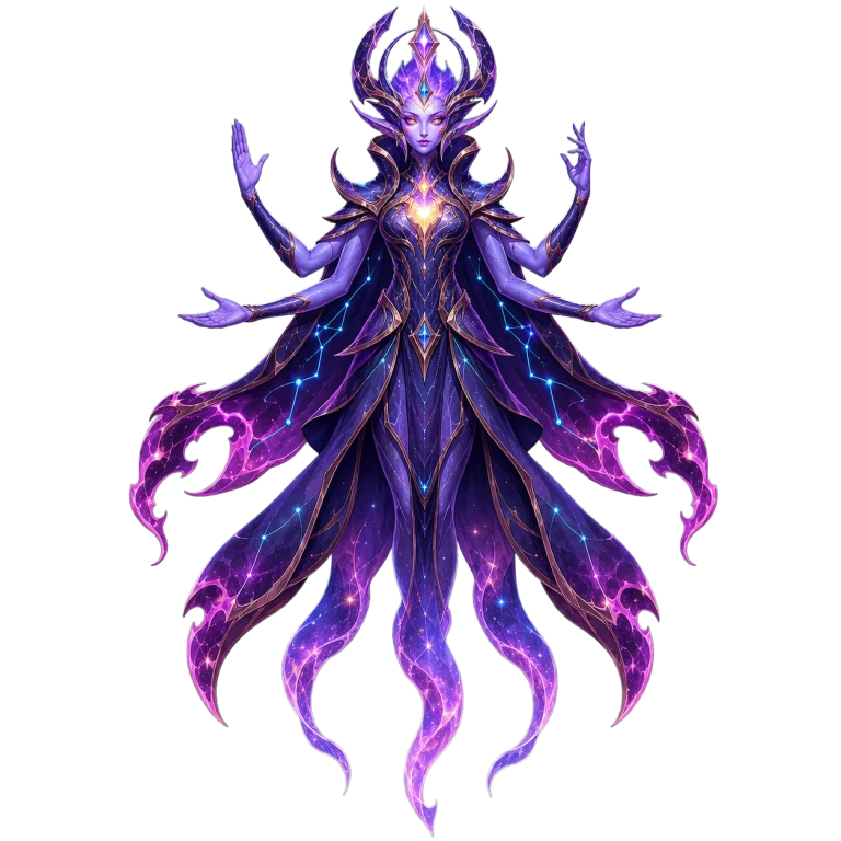 World artwork of the Void Empress guardian